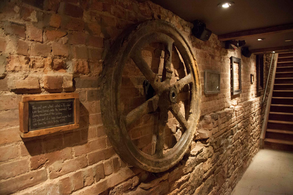 Carroll Place Building History Wooden wheel